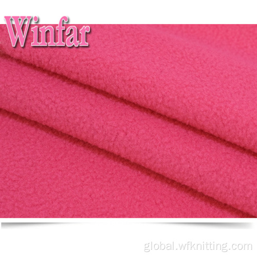 Polyester Fleece Jacket Stretch Brushed 100% Polyester Polar Fleece Fabric Factory